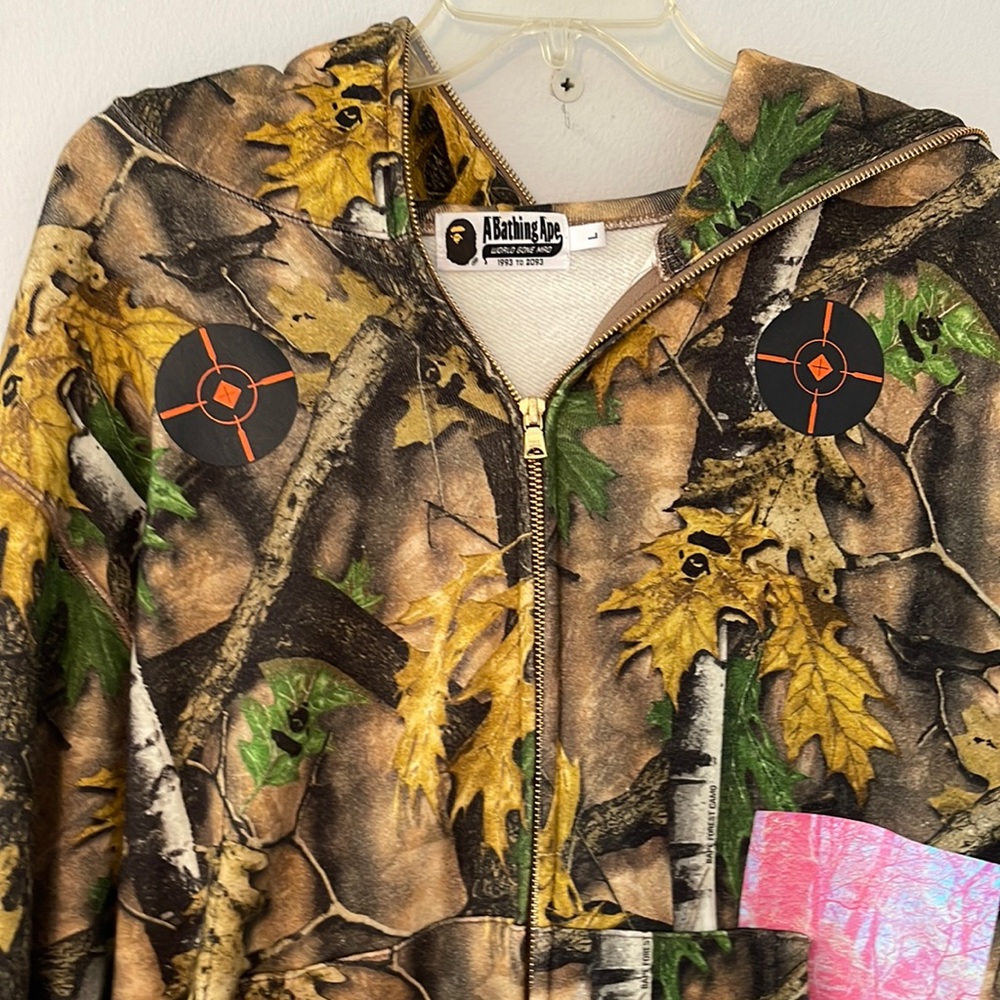 Bape Forest Camo Full Zip Hoodie